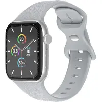 IMoshion Siliconen Mandala bandje voor de Apple Watch | 38/40/41/42 mm - Grijs