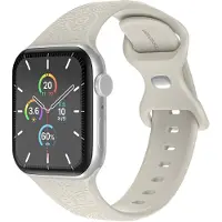 IMoshion Siliconen Mandala bandje voor de Apple Watch | 44/45/46/49 mm - Starlight