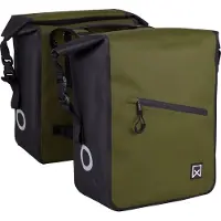 Willex Dubbele tas Combi 100% Waterdicht Groen