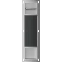 Boss & Wessing Toiletrolhouder Zonder Klep en Reserverolhouder Inbouw BWS Milan RVS