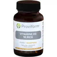Proviform Vitamine D3 10mcg (100 softgels)