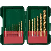 Parkside HSS-spiraalborenset - 15-delig - Borenset - Boorset - Universeel gebruik - Titaniumcoating voor extreem lange levensduur - - VI Online Products
