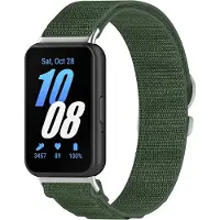 Strap-it Alpine nylon bandje - geschikt voor de Samsung Galaxy Fit 3 (groen)