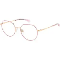 Polaroid Kids Polaroid Kinderbril PLD D839 49/17/130 Goud roze Metalen monturen JUNIOR PLD D839