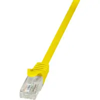 Logilink CP2017U RJ45 Netwerkkabel, patchkabel CAT 6 U/UTP 25.00 cm Geel Snagless 1 stuk(s)