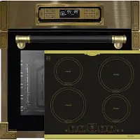 Kaiser inbouwoven EH 6726 AD 60 cm, 80 L+KCT 6195 IEm inductiekookplaat 60cm