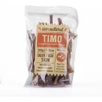 Timo Hert/Reehuid 200 g - Hondensnacks - 15 cm