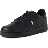 Ralph Lauren Sneakers laag 'Masters Court' zwart / wit