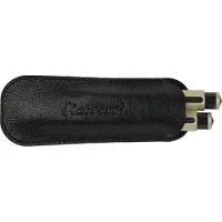 Kaweco - Leather pouch ECO Sport - Black - with print - 2 pens - Let op: afwijkend formaat, dit etui is uitsluitend bestemd voor de Sport (kleiner formaat pen).