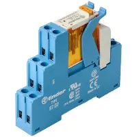 Finder 4C.02.8.024.0060 Relaismodule (modulair) Nominale spanning: 24 V/AC Schakelstroom (max.): 8 A 2x wisselcontact Tray 1 stuk(s)