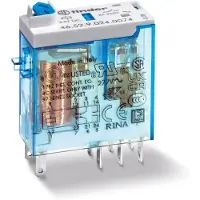 Finder 46.52.9.024.0074 Steekrelais 24 V/DC 8 A 2x wisselcontact 1 stuk(s)