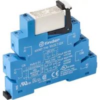 Finder 38.52.7.024.0050 Koppelrelais 24 V/DC 8 A 2x wisselcontact 1 stuk(s)
