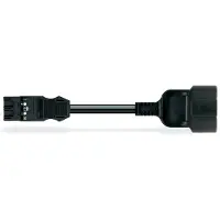 Wago Eca Adapter Kabel Met Schuko Connector 2M Zwart - 771-9993/406-201