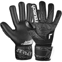 Reusch Sporthandschoenen 'Attrakt Gold NC Finger Support' zwart / wit