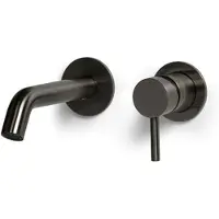 Blue Microphones Bron inbouw wastafelkraan 18 cm gun metal