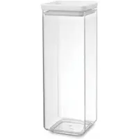 Brabantia TASTY+ vierkante opbergpot 2,5 L Lichtgrijs