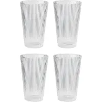 Stelton Pilastro drinkglas 35 cl 4-pack Clear