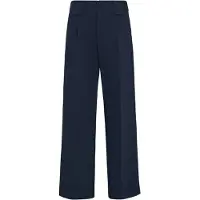 QS Bandplooibroek donkerblauw