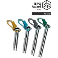 Blue Ice - Ijsschroeven - Aero Lite voor Unisex van Aluminium - Maat 16 cm - Grijs