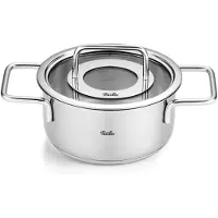 Fissler Pure collectie kookpan met glazen deksel, 16 cm