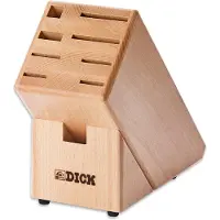 F. Dick Messenblok 26 cm, bruin, hout,