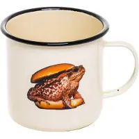 Seletti Mok TOILETPAPER TOAD 10 cm beige, emaille,