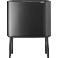 Brabantia Bo touch bin 3x11 liter Confident Grey