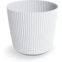 Prosperplast Plantenpot/bloempot Buckingham - kunststof - ivoor wit - 39 x 34 cm - Plantenpotten