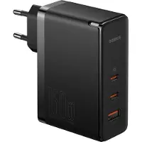 Baseus GaN5 Pro | Snellader - 2x USB-C + 1x USB-A - 160 watt