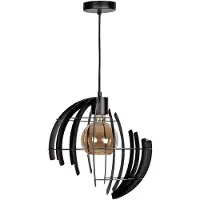 Ztahl Hanglamp Terra 35 cm Zwart