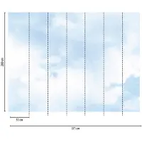 Living Walls The Wall blauw behang | 382281