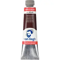 Van Gogh Acrylverf Bruin - Acrylpaint - 403 Van Dijckbruin - Acrylic Verf Paint - Acrylaatverf - Bruine Hobbyverf - Watergedragen Verf - Sneldrogende Pigmentrijke Verf - 40ml