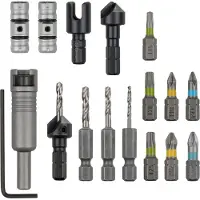 Wolfcraft - Flipbit set - Alles in 1 - 17 delig - 3086000