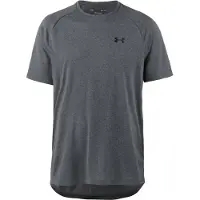 Under Armour Functioneel shirt 'Tech 2.0' donkergrijs / zwart