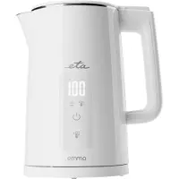 Eta ETA559590010 Emma Waterkoker, 1,5 L, Wit, Waterkoker, Wit