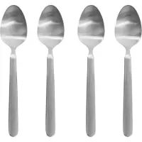 Blomus STELLA espressolepel zilver 4-pack 11 cm