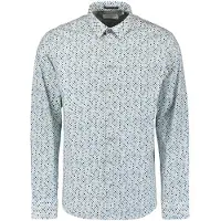 No-excess Overhemd taupe / navy / azuur / wit
