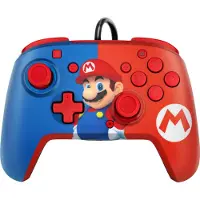 PDP Faceoff Deluxe+ Audio - Switch Controller - Mario