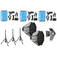 Nanlite FC-60B LED Bi-Colour Spot Light Triple Kit