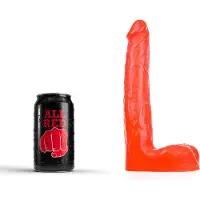 All Red Dildo 21 x 3,5 cm - rood
