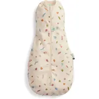 ErgoPouch Cocoon inbaker slaapzak - 1,0 Tog - 2-in-1 Slaapzak - Combi Slaapzak Baby + Inbakerslaapzak - Slaapzakken - Slaapzak 70 cm- Bloom