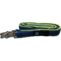 AnnyX - tweevoudig verstelbare hondenlijn, deels gewatteerd- hondenriem middel-BOLT-Limited Edition kleur; vergeet mij nietje-- 175cm voor kleine honden-korte wandellijn