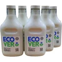 Ecover Wasverzachter Voordeelverpakking ZERO Sensitive 6 x 1,5 L - 300 Wasbeurten Gevoelige Huid