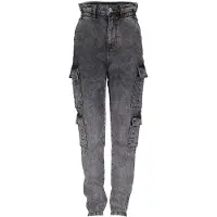 Frankie & Liberty Meisjes Jeans Bird Cargo - Donkergrijs - Maat 164