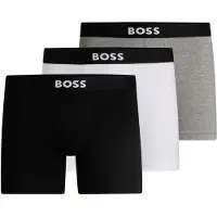 BOSS Boxershorts grijs / zwart / wit