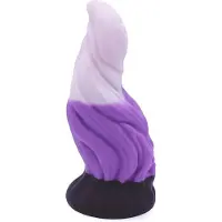 Kiotos Monstar - XXL Dildo Beast No. 55 - Paars/Zwart/Wit