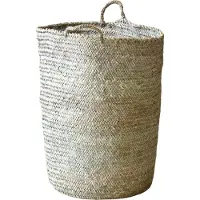 Household Hardware Wasmand Palmblad - Handgemaakt in Marokko - h55 x b40 cm