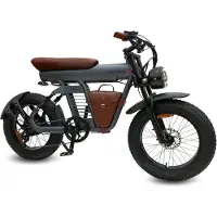 Diablo Fat Boy - Elektrische Fatbike - 20 inch - 250W motor - Actieradius tot 70 km - 7 versnellingen - Hydraulische schijfremmen - 749Wh accu - Grijs