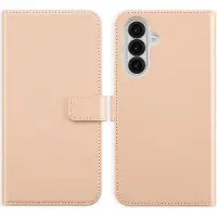 Selencia Echt Leren Bookcase voor de Samsung Galaxy A36 / A56 - Roze