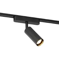 QAZQA Moderne zwarte spotlight voor 1-fase railsysteem 4.5W 3000K - Magnetic Samson